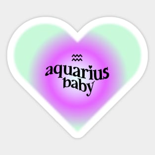 aquarius baby Sticker